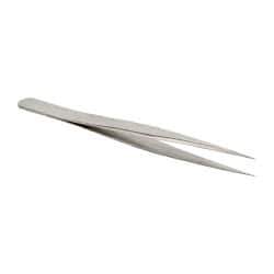 Erem - 4-3/8" OAL 3C-SA Precision Tweezers - Ultra Fine Straight Point - Caliber Tooling