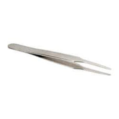 Erem - 4-1/2" OAL 2A-SA Precision Tweezers - Round Tapered Tip - Caliber Tooling