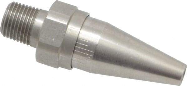 Vortec - Blow Gun OSHA Air Saver Nozzle - 1/8 NPT, 1-7/8" Long, Stainless Steel - Caliber Tooling