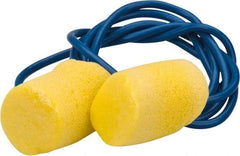 3M - Disposable, Corded, 29 dB Earplugs - Yellow, 20 Pairs - Caliber Tooling