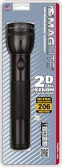 Mag-Lite - Krypton Bulb, 27 Lumens, Industrial/Tactical Flashlight - Black Aluminum Body, 2 D Batteries Not Included - Caliber Tooling