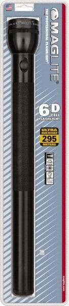 Mag-Lite - Krypton Bulb, 178 Lumens, Industrial/Tactical Flashlight - Black Aluminum Body, 6 D Batteries Not Included - Caliber Tooling