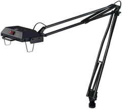 Electrix - 45 Inch, Articulated, Clamp on, Halogen, Black, General Purpose Task Light - 100 Watt, Nonmagnifying - Caliber Tooling