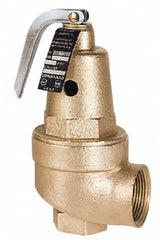 Conbraco - 1-1/4" Inlet, 1-1/4" Outlet, ASME Safety Relief Valve - 30 Max psi, 2,316,000 BTUs - Caliber Tooling