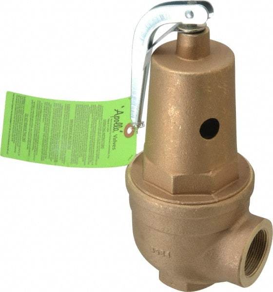 Conbraco - 1-1/2" Inlet, 1-1/2" Outlet, ASME Safety Relief Valve - 30 Max psi, 3,151,000 BTUs - Caliber Tooling