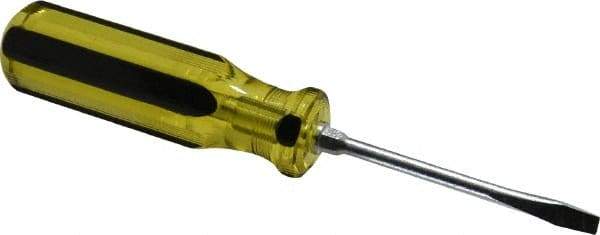 Stanley - Standard Slotted Screwdriver - Round Shank, Acetate Handle - Caliber Tooling