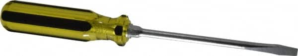 Stanley - Standard Slotted Screwdriver - Round Shank, Acetate Handle - Caliber Tooling