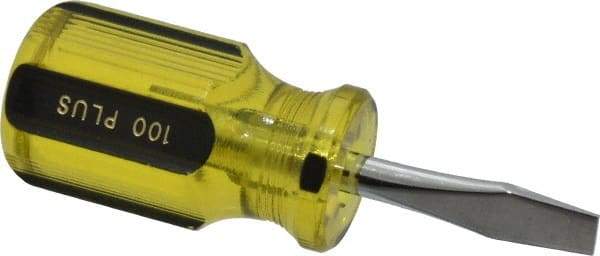 Stanley - Standard Slotted Screwdriver - Round Shank, Acetate Handle - Caliber Tooling