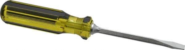 Stanley - Standard Slotted Screwdriver - Square Shank, Acetate Handle - Caliber Tooling