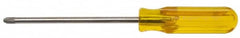 Xcelite - #3, 10-1/2" OAL, Standard Phillips Screwdriver - 6" Blade Length, Round Shank, Acetate Handle - Caliber Tooling