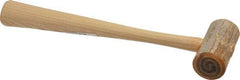 Garland - 1/8 Lb Head Rawhide Mallet - Wood Handle - Caliber Tooling