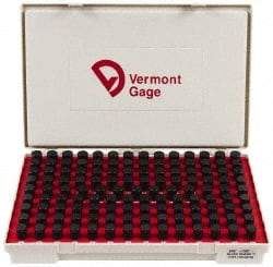 Vermont Gage - 125 Piece, 0.626-0.75 Inch Diameter Plug and Pin Gage Set - Minus 0.0002 Inch Tolerance, Class ZZ - Caliber Tooling