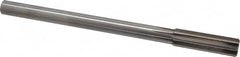 Alvord Polk - 43/64" High Speed Steel 8 Flute Chucking Reamer - Straight Flute, 9/16" Straight Shank, 2-1/4" Flute Length, 9" OAL - Caliber Tooling