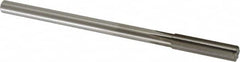 Alvord Polk - 12.5mm High Speed Steel 6 Flute Chucking Reamer - Straight Flute, 0.4355" Straight Shank, 2" Flute Length, 8" OAL - Caliber Tooling