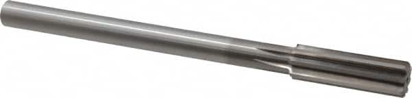 Alvord Polk - 20.5mm High Speed Steel 8 Flute Chucking Reamer - Straight Flute, 5/8" Straight Shank, 2-1/2" Flute Length, 9-1/2" OAL - Caliber Tooling