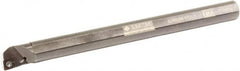 Sumitomo - 0.77" Min Bore Diam, 10" OAL, 5/8" Shank Diam, A-SCLP Indexable Boring Bar - CPMT 21.51 Insert, Screw Holding Method - Caliber Tooling