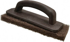 3M - 10" Long x 4.63" Wide x 1/2" Thick Hand Block with Cleansing Pad - Medium-Duty, Brown - Caliber Tooling