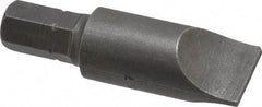 Apex - 1/2" x 0.06" Blade, 5/16" Drive Slotted Screwdriver Bit - 1-3/4" OAL, Insert Bit - Caliber Tooling