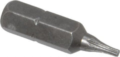 Apex - 1/4" Drive T6 Torx Screwdriver Bit - 1" OAL - Caliber Tooling