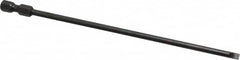 Apex - 0.154" Slotted Screwdriver Bit - 1/4" Hex Drive, 6" OAL - Caliber Tooling