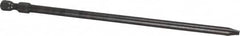 Apex - 0.215" Slotted Screwdriver Bit - 1/4" Hex Drive, 6" OAL - Caliber Tooling