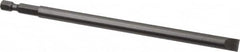 Apex - 0.312" Slotted Screwdriver Bit - 1/4" Hex Drive, 6" OAL - Caliber Tooling