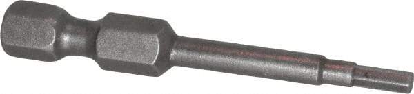 Apex - 2.5mm Hex Bit - 1/4" Hex Drive, 1-15/16" OAL - Caliber Tooling