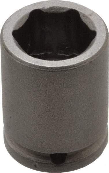 Apex - 1/4" Drive 1/2" Standard Impact Socket - 6 Points, 1" OAL - Caliber Tooling