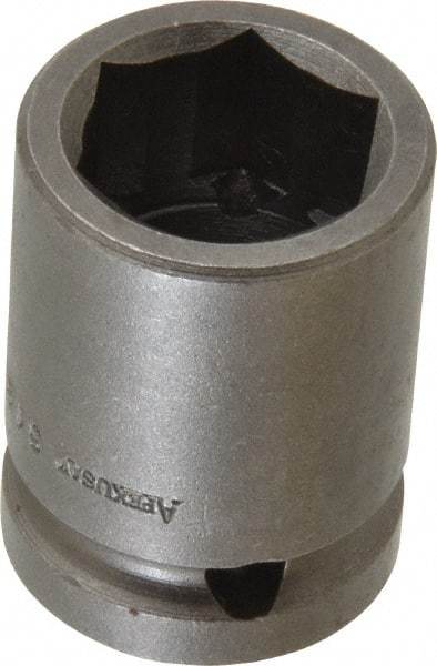 Apex - 1/2" Drive 3/4" Standard Impact Socket - 6 Points, 1-1/2" OAL - Caliber Tooling