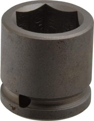 Apex - 1/2" Drive 1" Standard Impact Socket - 6 Points, 1-1/2" OAL - Caliber Tooling