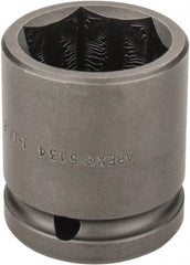 Apex - 1/2" Drive 1-1/16" Standard Impact Socket - 6 Points, 1-5/8" OAL - Caliber Tooling