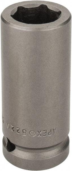 Apex - 1/2" Drive 5/8" Deep Impact Socket - 6 Points, 2-1/4" OAL - Caliber Tooling