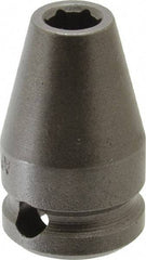 Apex - 3/8" Drive 1/4" Standard Tapered Impact Socket - 6 Points, 1-1/4" OAL - Caliber Tooling