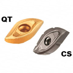 Iscar - BCR62 QT Grade IC908 Carbide Milling Insert - TiAlN Finish, 0.13" Thick, 0.31" Corner Radius - Caliber Tooling