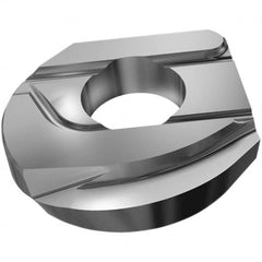 Iscar - HCDD205-090 QF Grade IC908 Carbide Milling Insert - TiAlN Finish, 0.183" Thick - Caliber Tooling