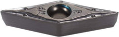 Iscar - VCET22.002 WF Grade IC907 Carbide Turning Insert - TiAlN Finish, 35° Diamond, 1/4" Inscr Circle, 1/8" Thick, 0.002" Corner Radius - Caliber Tooling