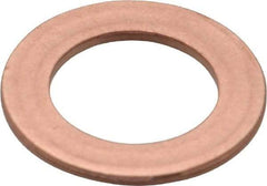 Made in USA - 0.064" Thick, 5/8" Inside x 1" OD, Round Shim - 9/16" Screw, Uncoated C-172 Copper - Caliber Tooling