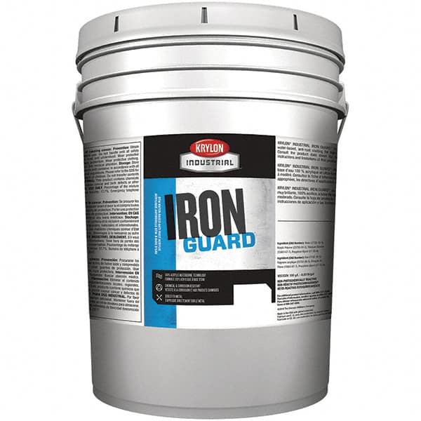 Krylon - 5 Gal White Gloss Finish Acrylic Enamel Paint - Interior/Exterior, Direct to Metal, 100 gL VOC Compliance - Caliber Tooling