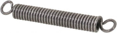 Made in USA - 1/8" OD, 4.76 Lb Max Load, 1.32" Max Ext Len, 0.023" Wire Diam Spring - 11.99 Lb/In Rating, 0.92 Lb Init Tension, 1" Free Length - Caliber Tooling