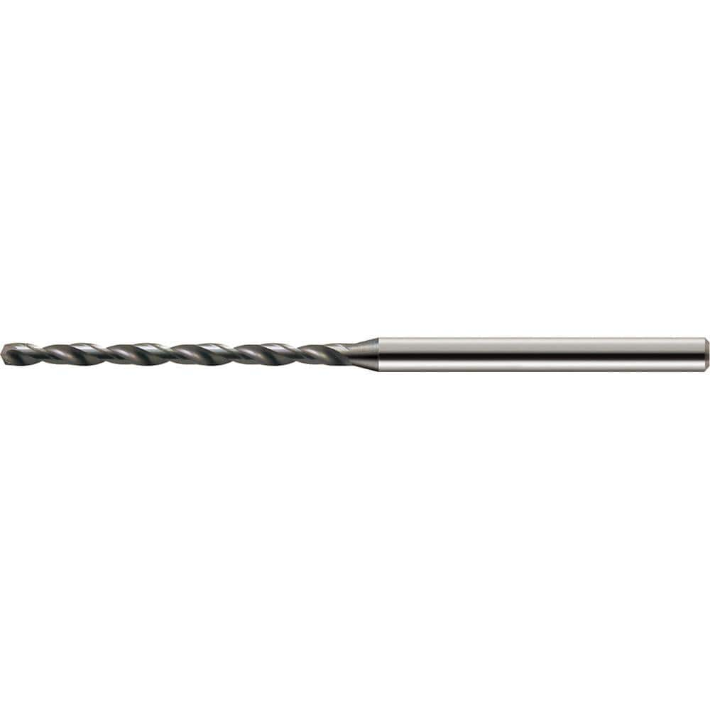 Micro Drill Bit:  130 &deg N/A Solid Carbide UT Coat Finish,  RH Cut   Spiral Flute,  Straight Shank Shank,  Series  UDCMX