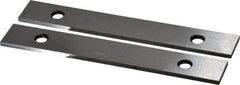 Value Collection - 6" Long x 7/8" High x 1/8" Thick, Tool Steel Parallel - 0.0002" Parallelism, Sold as Matched Pair - Caliber Tooling