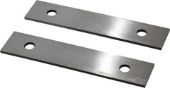 Value Collection - 6" Long x 1-1/4" High x 1/8" Thick, Tool Steel Parallel - 0.0002" Parallelism, Sold as Matched Pair - Caliber Tooling