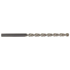 Taper Length Drill Bit: 0.2380″ Dia, 130 ° Bright/Uncoated, RH Cut, Parabolic Flute, Straight Shank, Series 535