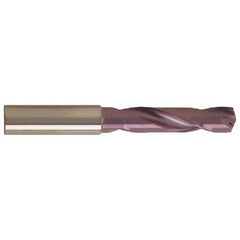 Guhring - 0.7283" 140° Spiral Flute Solid Carbide Screw Machine Drill Bit - Caliber Tooling