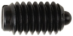 TE-CO - Threaded Spring Plungers Thread Size: 10-32 Thread Length (Inch): 15/32 - Caliber Tooling