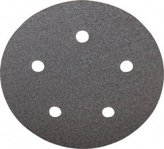 Norton - 5" Diam, 80 Grit, Aluminum Oxide Hook & Loop Disc - Medium Grade, Coated, B Weight Paper Backing, Series A275 - Caliber Tooling