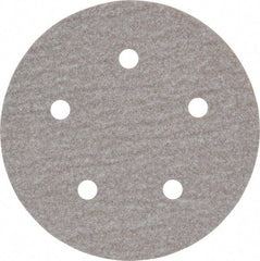 Norton - 5" Diam, 100 Grit, Aluminum Oxide Hook & Loop Disc - Fine Grade, Coated, B Weight Paper Backing, Series A275 - Caliber Tooling