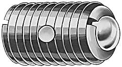 TE-CO - M8x1.25, 4.98mm Ball Diam, 16mm Body Length, 1.5mm Max Ball Reach, Threaded Ball Plunger - Caliber Tooling