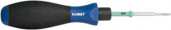 Komet - TP10 Torx Plus Drive, Flag Handle Driver for Indexable Tools - Compatible with Clamp Screws, Insert Screws - Caliber Tooling