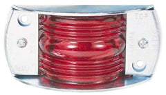 Peterson - 4-1/2" Long x 2-3/16" Wide, Red Lens & Reflector - Steel, 12 Volt - Caliber Tooling